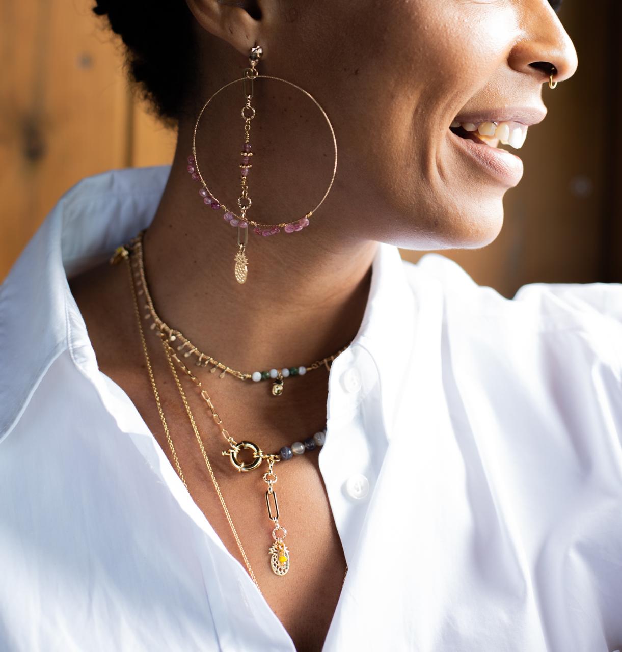 Les boucles d'oreilles