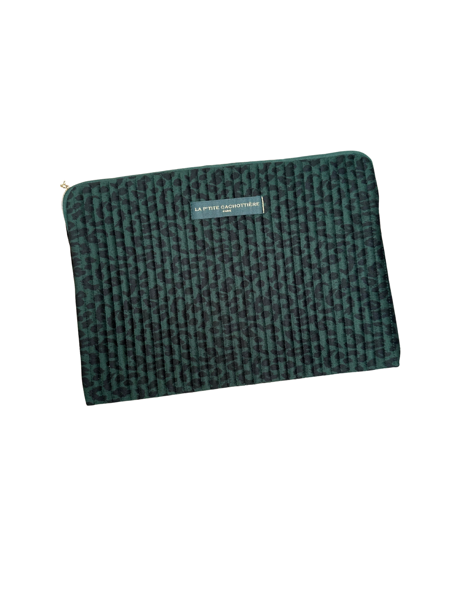 Pochette ordinateur 13p Léo vert