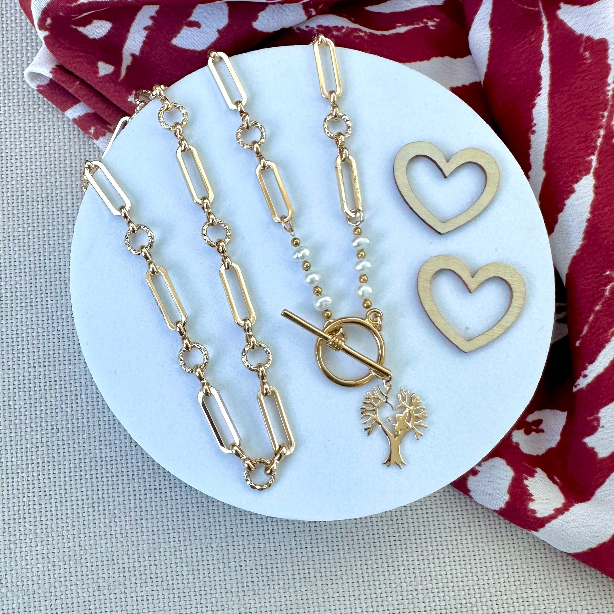 Collier et bracelet Symbiose