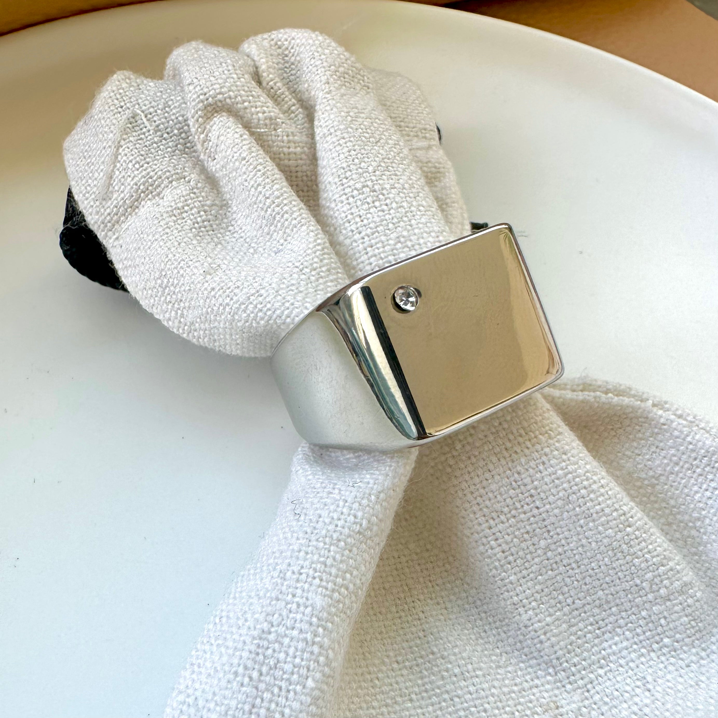 Bague YGAMA en acier inoxydable