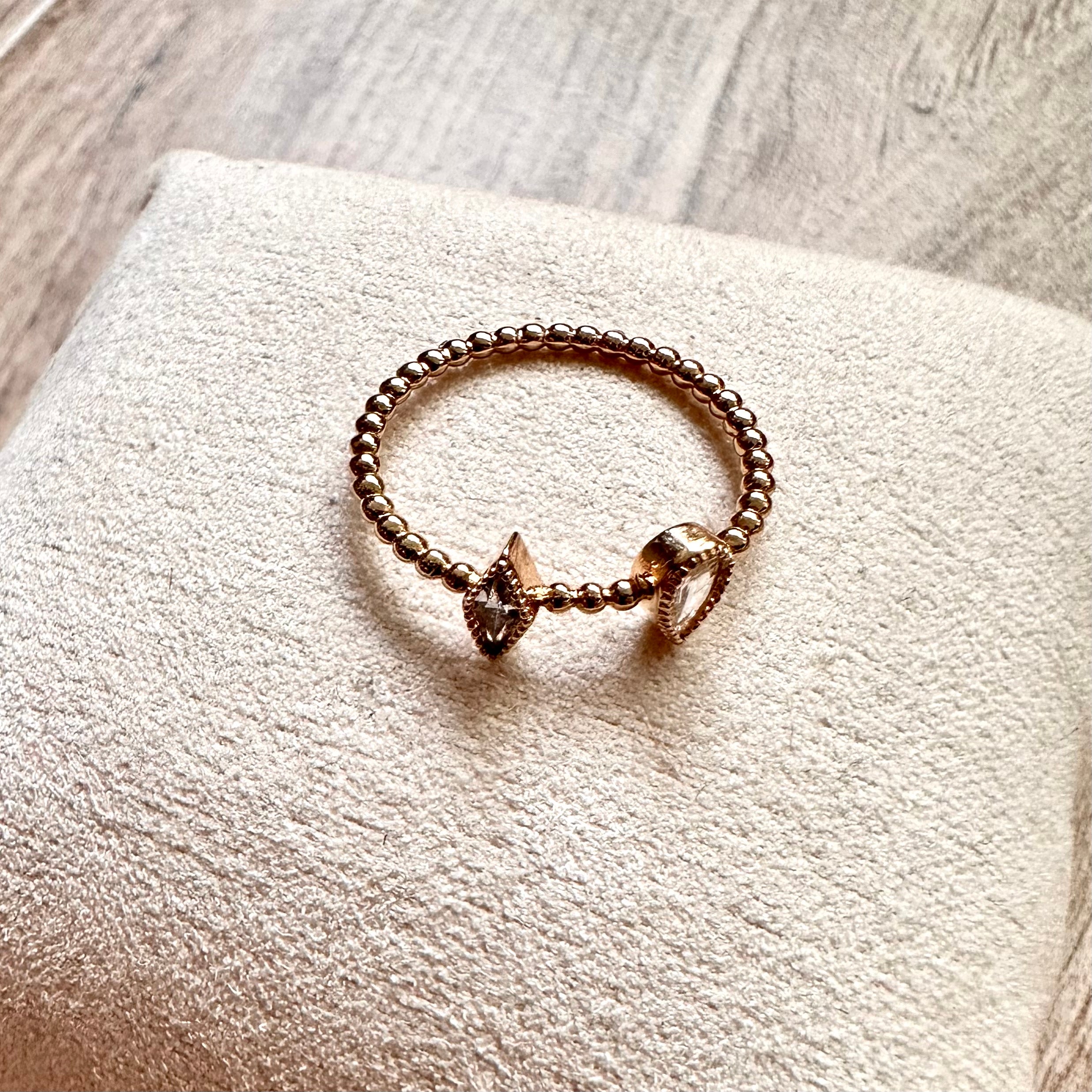 Bague Aria en plaqué or 3 microns