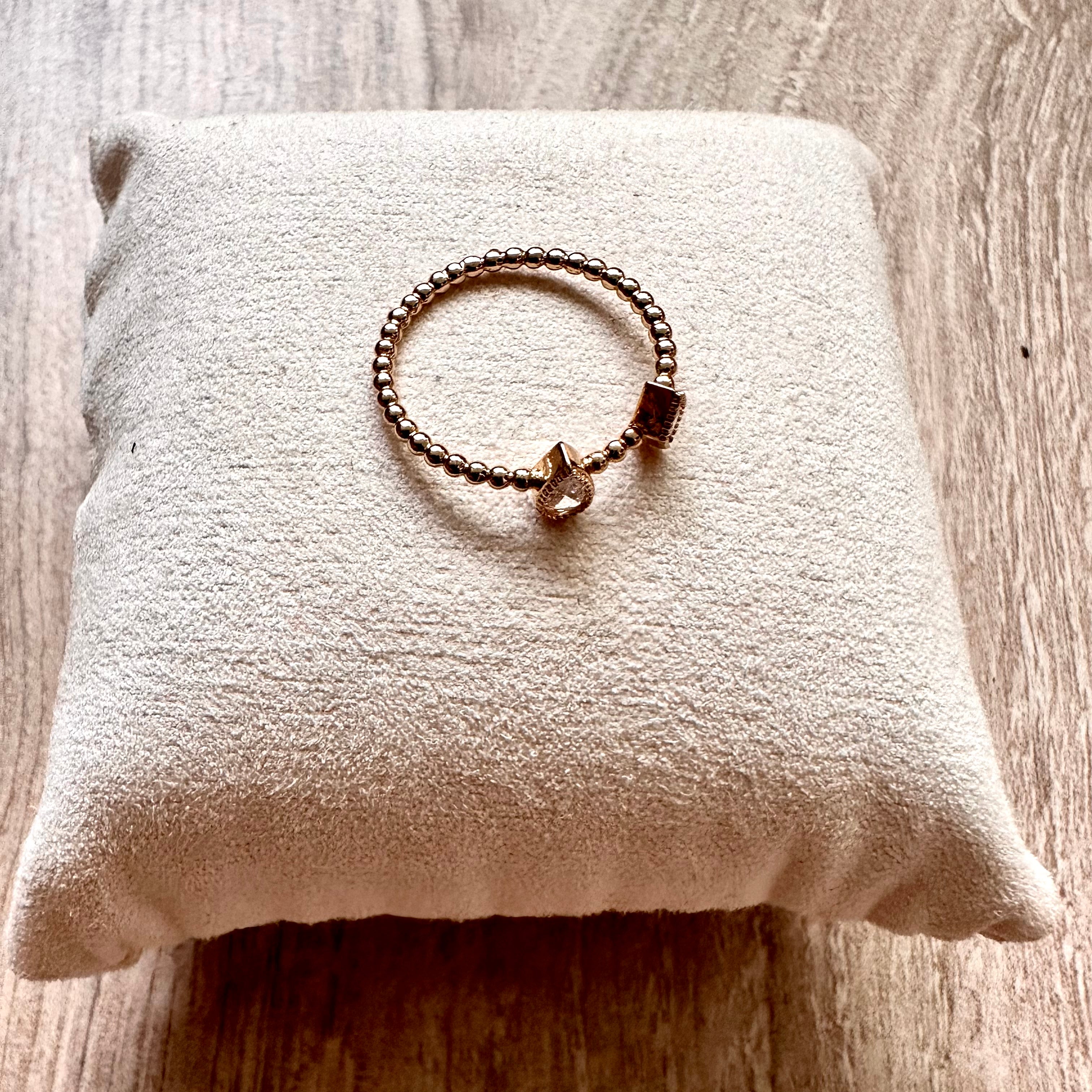 Bague Aria en plaqué or 3 microns