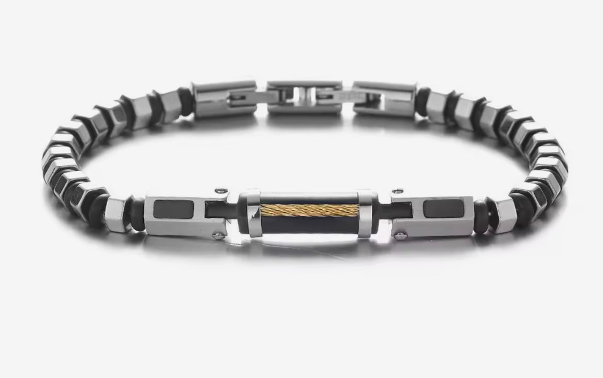 Bracelet YGAMA en acier inoxydable