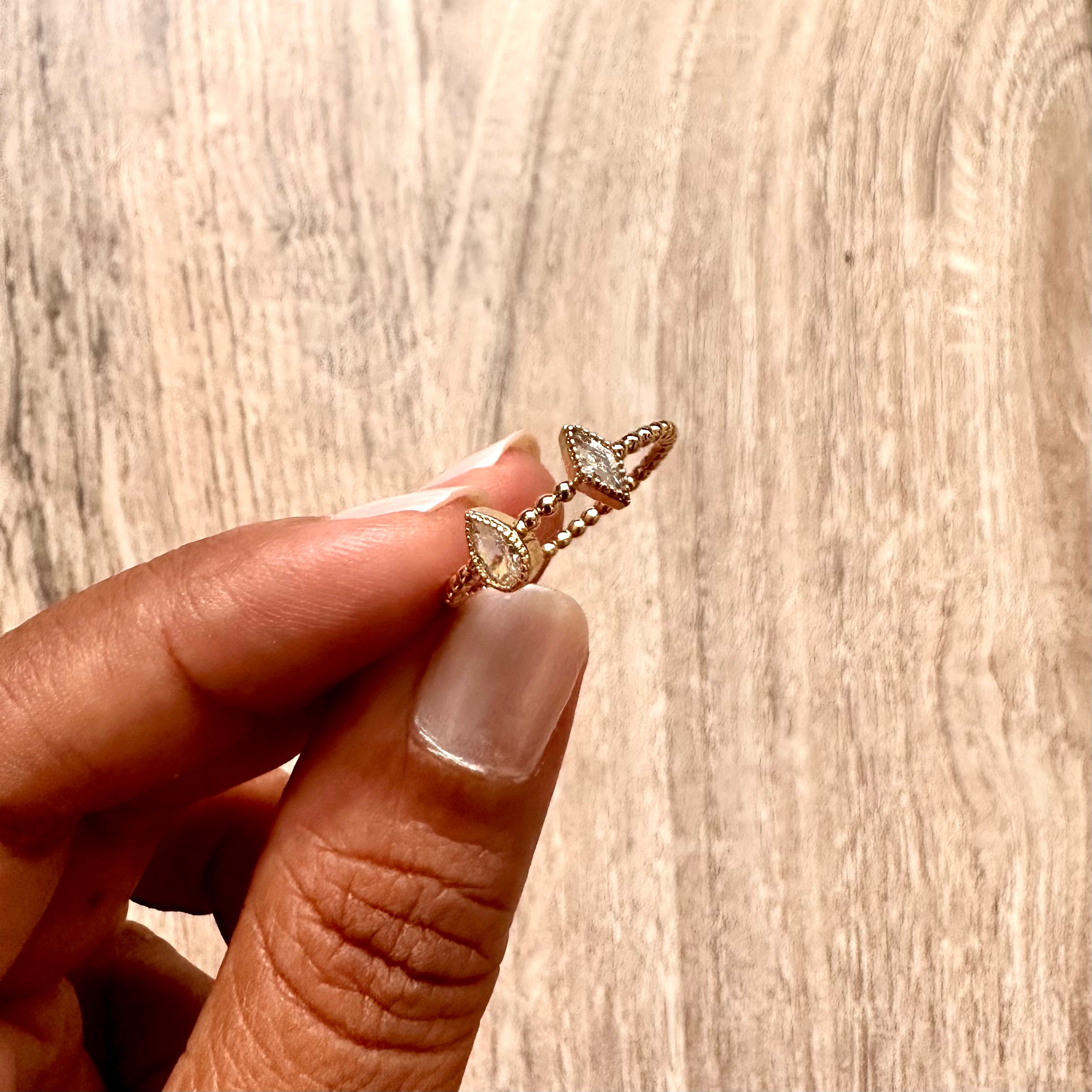 Bague Aria en plaqué or 3 microns